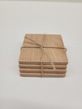 Load image into Gallery viewer, Red Oak Coasters - Set of 4

