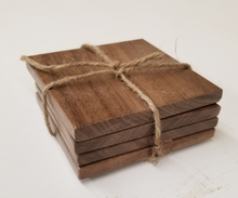 Load image into Gallery viewer, Black Walnut Coasters - Set of 4

